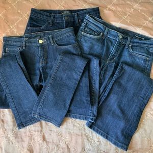 3Pair designer Jeans sz 27